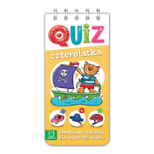 AKSJOMAT Quiz czterolatka. Obrazkowe zadania dla bystrych dzieci 4-6.