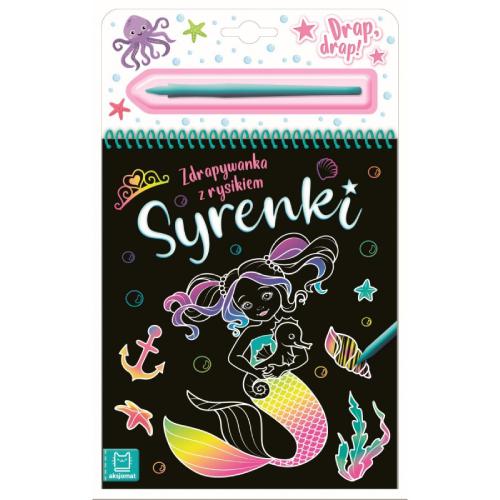 AKSJOMAT Syrenki. Zdrapywanka z rysikiem