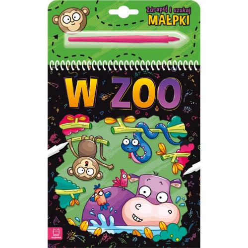 Zdjęcie produktu - AKSJOMAT Zdrapuj i szukaj małpki. W zoo
