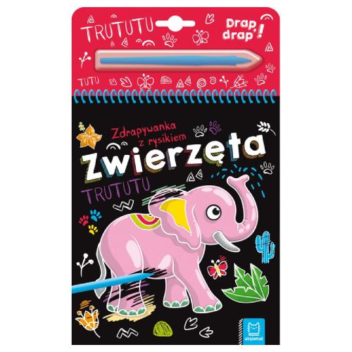 AKSJOMAT Zwierzęta. Zdrapywanka z rysikiem
