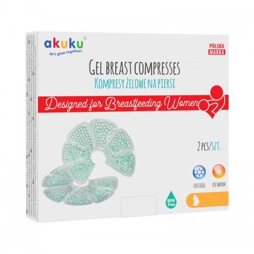AKUKU Kompresy żelowe na piersi A0534, 2szt.
