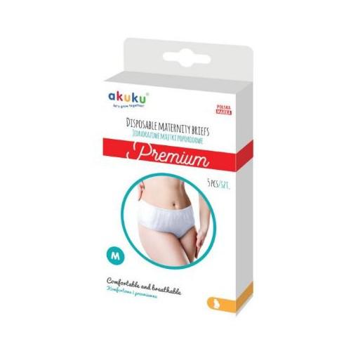 Zdjęcie produktu - AKUKU Majtki jednorazowe poporodowe M, 5szt.