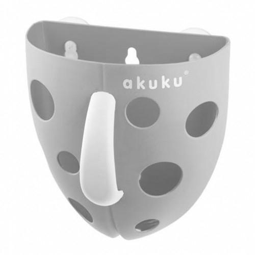 Zdjęcie produktu - AKUKU Pojemnik na zabawki kąpielowe A0346 szary