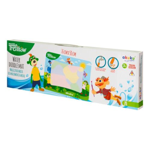 Zdjęcie produktu - AKUKU Rodzina Treflik&oacute;w Mata do malowania wodą, 1szt.