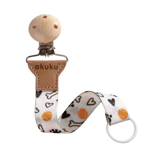 Zdjęcie produktu -  AKUKU Tasiemka do smoczka Kość A0581
