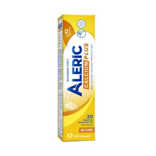 Zdjęcie produktu - Aleric Calcium Plus, 20 tabl. musujących