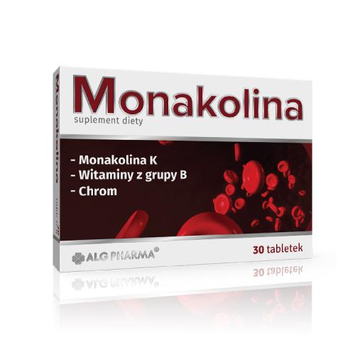 Zdjęcie produktu - ALG PHARMA Monakolina, 30 tabletek
