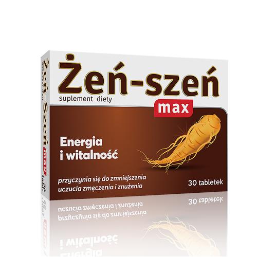 Zdjęcie produktu - ALG PHARMA Żeń-szeń max, 30tabl.