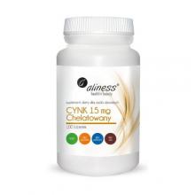 Zdjęcie produktu - ALINESS Cynk Chelatowany 15mg, 100 tabletek