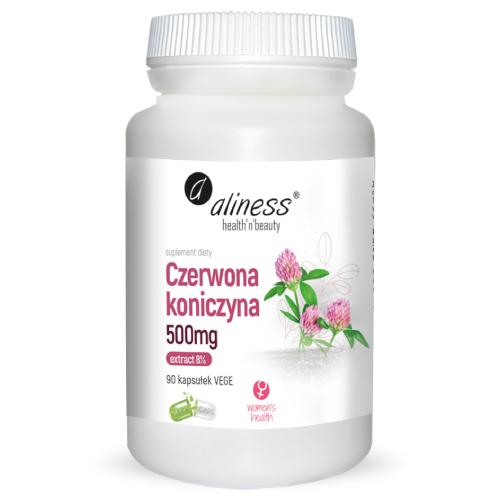 Zdjęcie produktu - ALINESS Czerwona koniczyna 500 mg, 90 kaps.