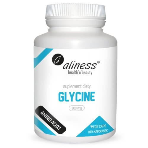 Zdjęcie produktu - Aliness Glycine 800 mg, 100 kaps.