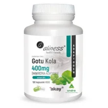 Zdjęcie produktu - ALINESS Gotu kola Wąkrota azjatycka 400mg, 100 kapsułek
