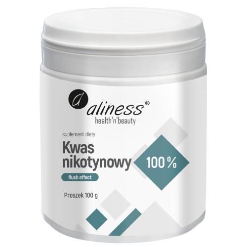 Zdjęcie produktu - Aliness Kwas nikotynowy 100 %, 100 g