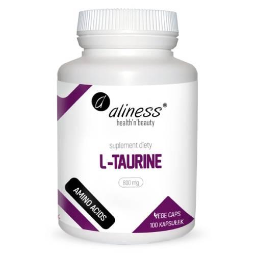 Zdjęcie produktu - Aliness L-Taurine 800 mg, 100 kaps.