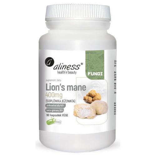 Zdjęcie produktu - ALINESS Lion's Mane 400 mg, 90 kaps.
