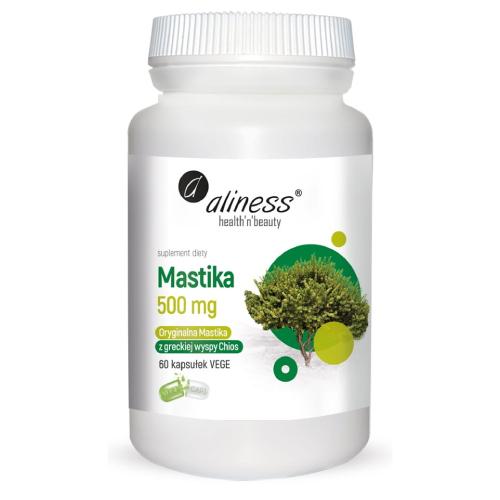 Zdjęcie produktu - ALINESS Mastika 500 mg, 60 kaps.