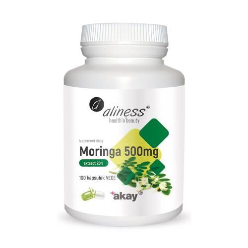 Zdjęcie produktu - ALINESS Moringa 500mg, 100 kapsułek