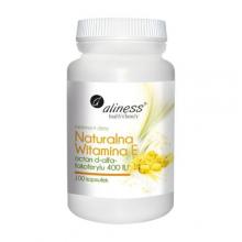 Zdjęcie produktu - ALINESS Naturalna Witamina E - 100 kapsułek