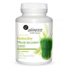 Zdjęcie produktu - ALINESS Naturalny Młody Jęczmień 1800 - 120 tabletek