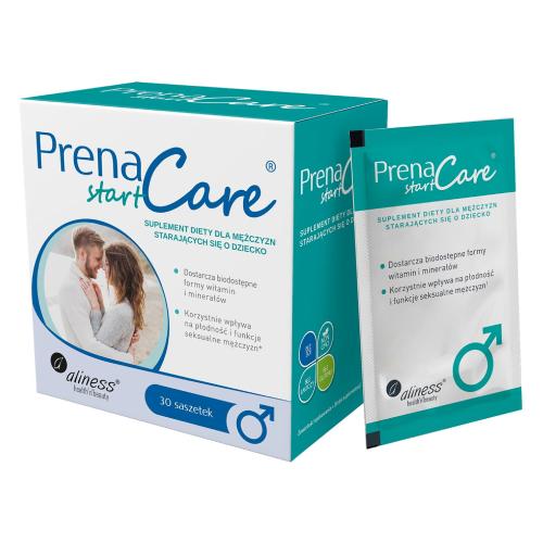 Zdjęcie produktu - Aliness PrenaCare Start dla mężczyzn, 30 sasz.