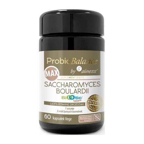 Zdjęcie produktu - Aliness ProbioBalance Saccharomyces Boulardii Max, 60 kaps.