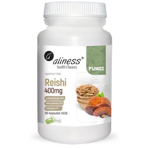 Zdjęcie produktu - Aliness Reishi 400 mg, 90 kaps.