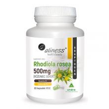 Zdjęcie produktu - ALINESS Rhodiola rosea R&oacute;żeniec g&oacute;rski 500mg, 60 kapsułek