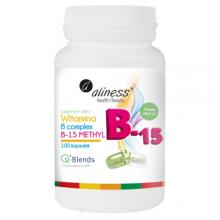 Zdjęcie produktu - ALINESS Witamina B Complex B-15 Methyl - 100 kapsułek