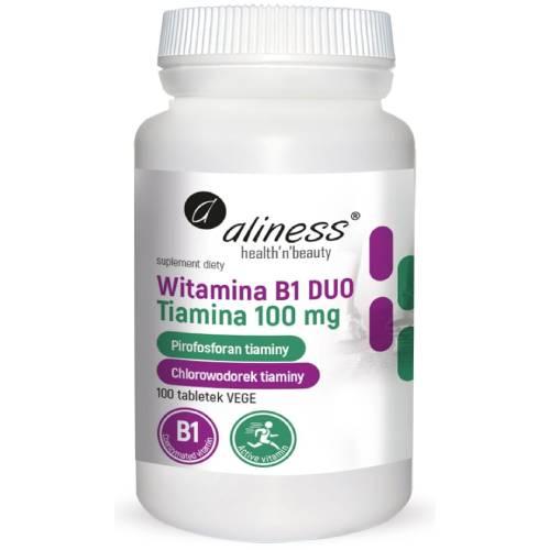 Zdjęcie produktu - Aliness Witamina B1 Duo 100 mg, 100 tabl.