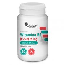 Zdjęcie produktu - ALINESS Witamina B6 (P-5-P) 25 mg - 100 tabletek