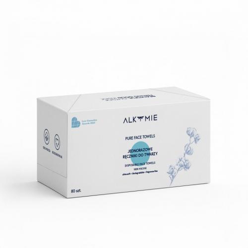 Zdjęcie produktu - Alkmie Pure Face Towels Ręczniczki do twarzy, 80 szt.