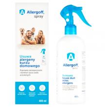 Zdjęcie produktu - Allergoff Spray Neutralizator alergen&oacute;w kurzu domowego, 400 ml