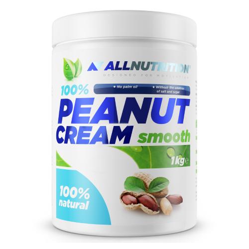 Zdjęcie produktu - Allnutrition 100% Peanut Cream Smooth Masło orzechowe, 1 kg&nbsp;