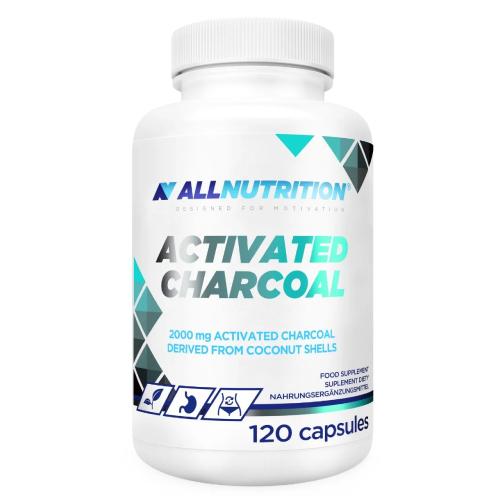 Zdjęcie produktu - Allnutrition Activated Charcoal Węgiel aktywny, 120 kaps.