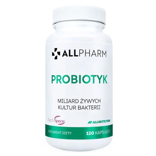Zdjęcie produktu - Allnutrition Allpharm Probiotyk, 120 kaps.