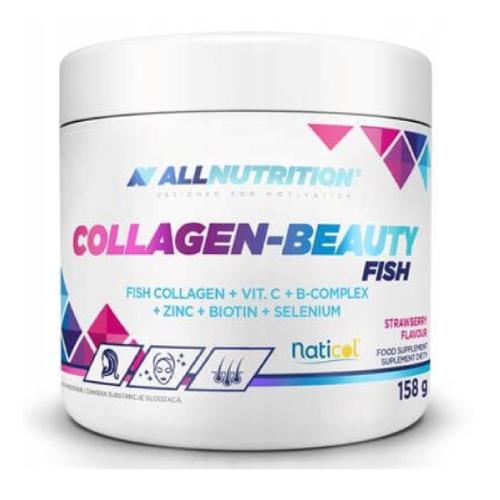Zdjęcie produktu - ALLNUTRITION Collagen-Beauty Fish truskawka, 158g
