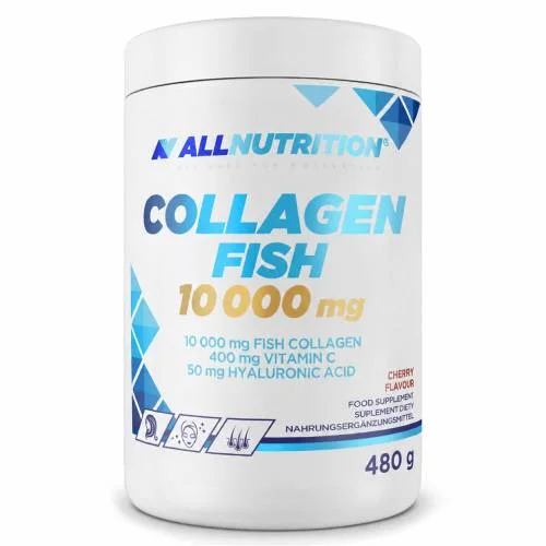 Zdjęcie produktu - Allnutrition Collagen Fish 10 000 mg smak wiśniowy, 480 g