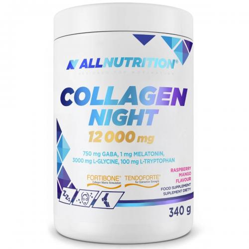 Zdjęcie produktu - Allnutrition Collagen Night 12 000 mg smak pomarańcza-cytryna, 340 g 