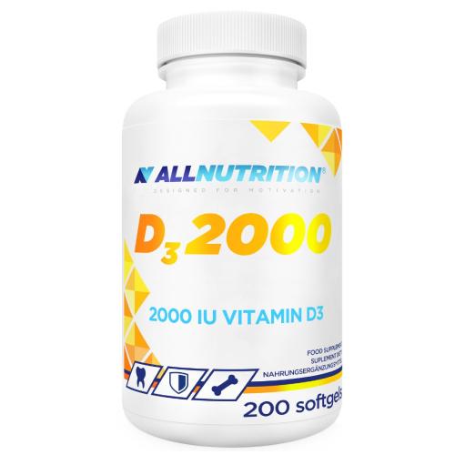 Zdjęcie produktu - ALLNUTRITION D3 2000, 200 kaps.