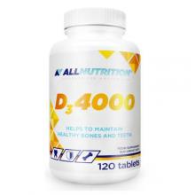 Zdjęcie produktu - Allnutrition D3 4000iu, 120 tabl.