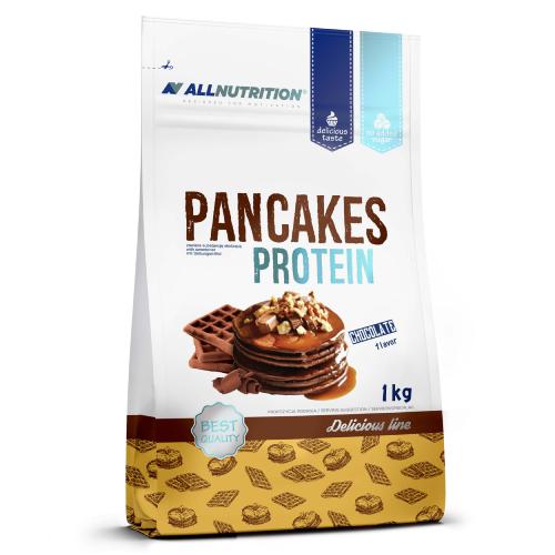 Zdjęcie produktu - ALLNUTRITION Pancakes Protein Mieszanka do naleśnik&oacute;w i gofr&oacute;w o smaku czekoladowym, 1000g
