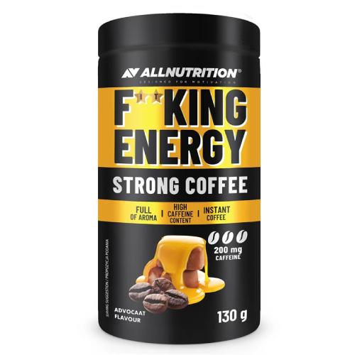 Zdjęcie produktu - ALLNUTRITION FitKing Advocat - smakowa kawa rozpuszczalna wzbogacona kofeiną, 130g