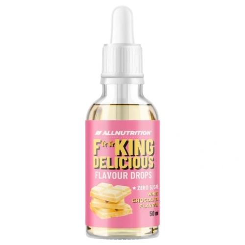 Zdjęcie produktu - Allnutrition Fitking Delicious Flavour Drops Aromatyzowane krople smak biała czekolada, 50 ml