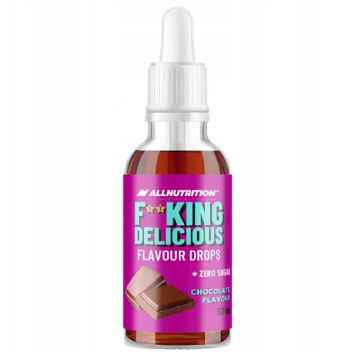 Zdjęcie produktu - Allnutrition Fitking Delicious Flavour Drops Aromatyzowane krople smak czekolada, 50 ml