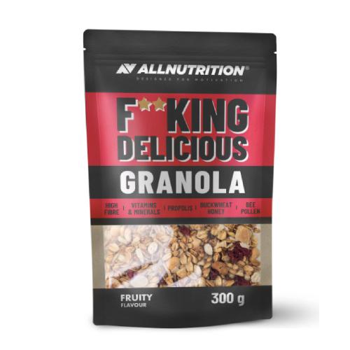 Zdjęcie produktu - ALLNUTRITION FitKing Delicious Fruity - granola, 300g KR&Oacute;TKA DATA 21.08.2026