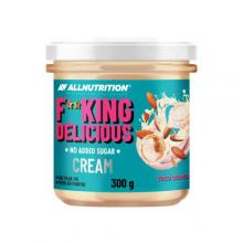 Zdjęcie produktu - Allnutrition Fitking Delicious Krem mleczny z migdałami i płatkami kokosowymi, 300 g