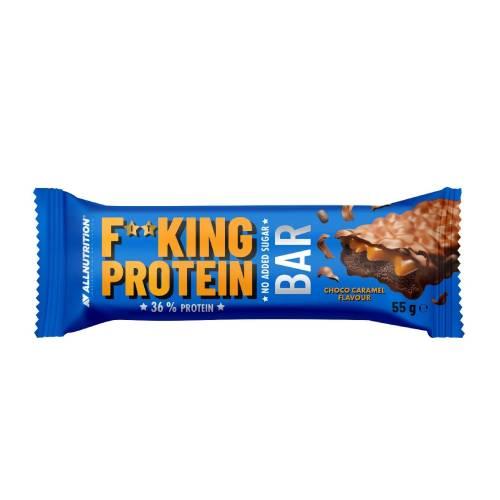 Zdjęcie produktu - Allnutrition Fitking Delicious Protein Bar Baton o smaku czekoladowo - karmelowym, 55 g	