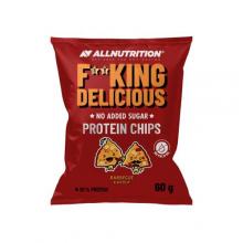 Zdjęcie produktu - ALLNUTRITION Fitking Delicious Protein Chips Chipsy białkowe Barbecue, 60g