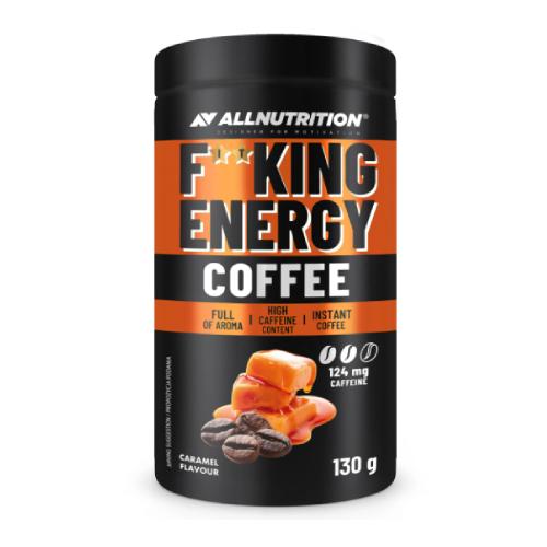 Zdjęcie produktu - ALLNUTRITION FitKing Energy Caramel - kawa rozpuszczalna karmelowa, 130g