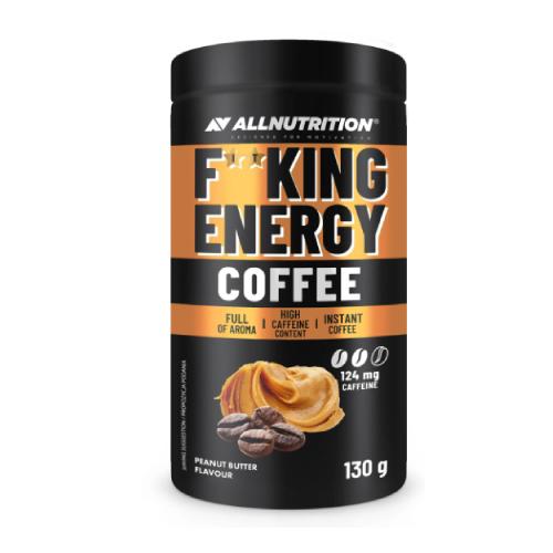 Zdjęcie produktu - ALLNUTRITION FitKing Energy Coffee kawa rozpuszczalna Masło orzechowe, 130g